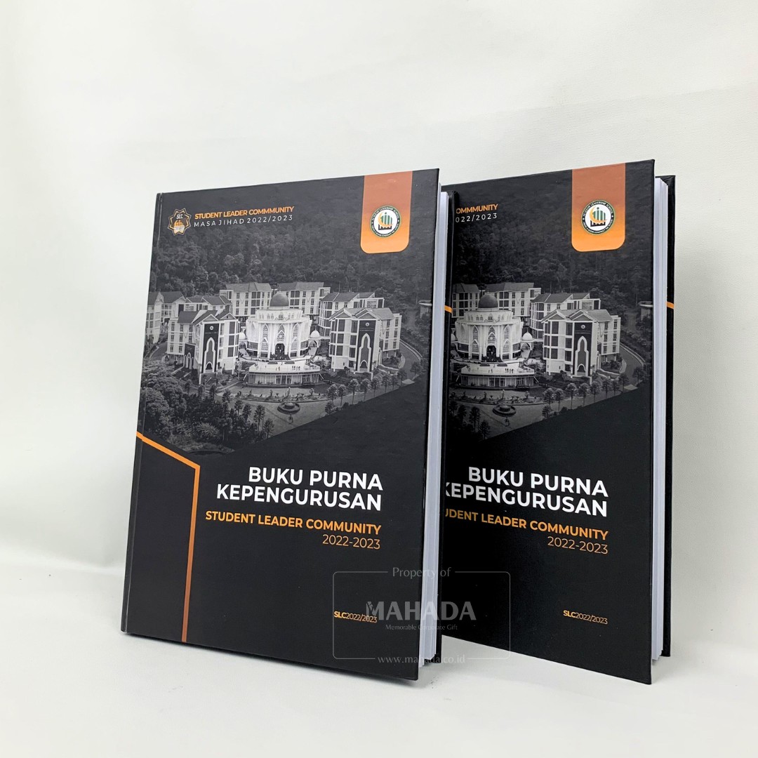 Buku Agenda Berbahan Hardcover Model Blok Lem Dengan Desain Grafis Logo Perusahaan Custom (2)