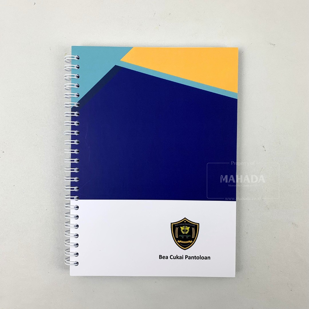 Buku Agenda Berbahan Softcover Dengan Ring Custom Desain Grafis (5)