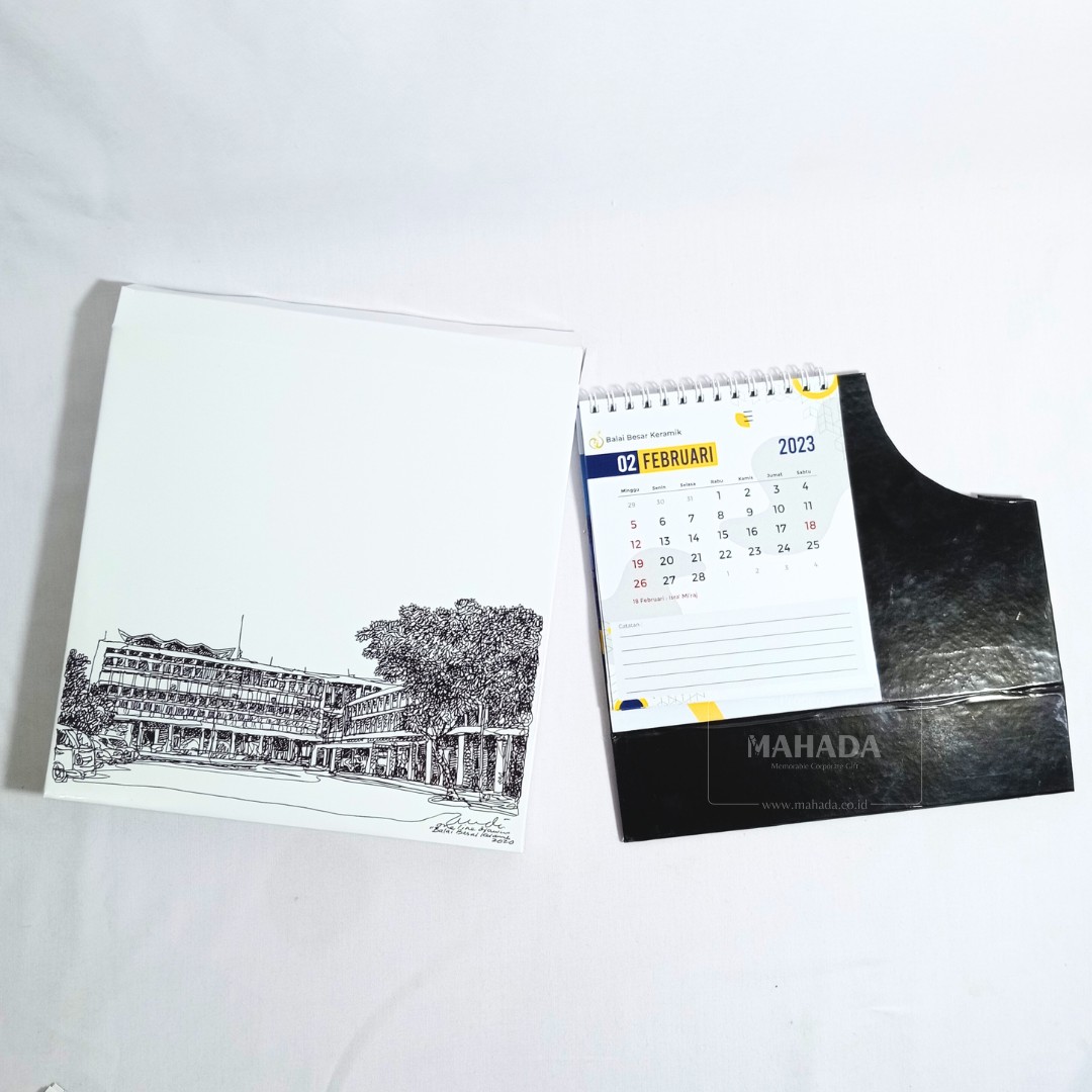 Packaging Berbahan Softbox Untuk Kalender Meja Dengan Custom Desain Grafis (2)