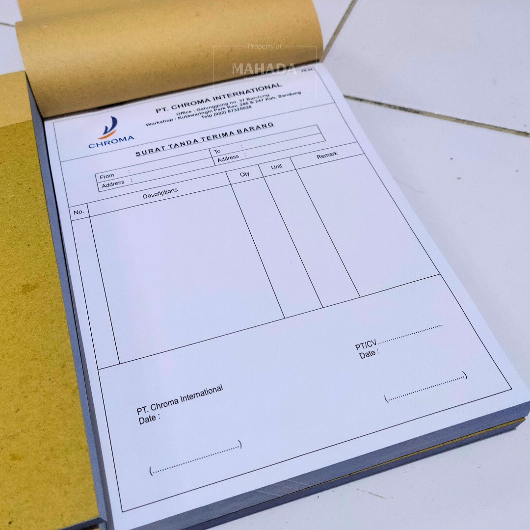 Percetakan Printing Kertas Nota Ukuran Sedang (5)