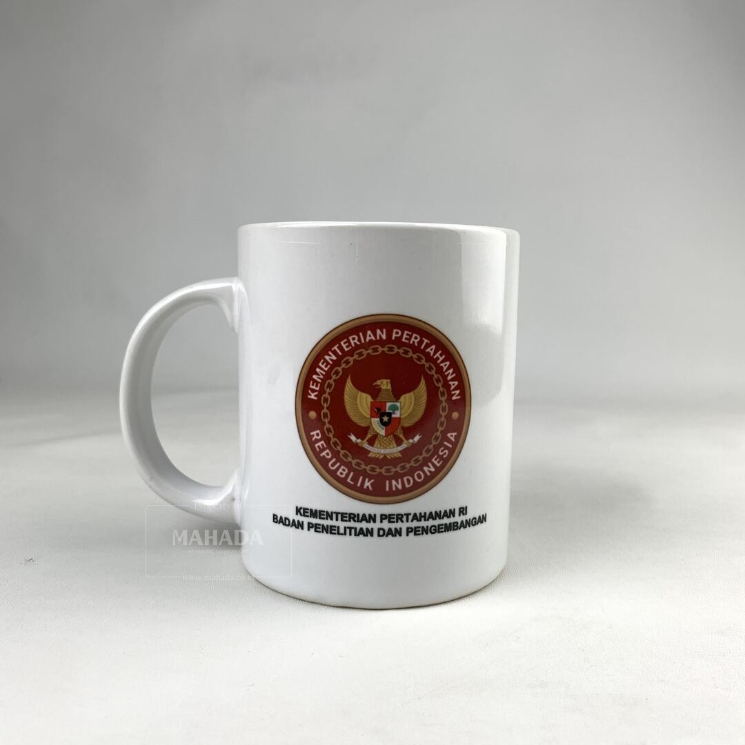 Seminar Kit 2 Item Custom Souvenir Instansi Berisi Mug Keramik Bagian Belakang