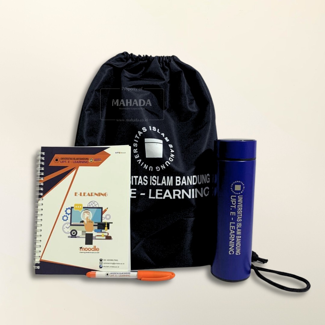 Seminar Kit 4 Berisi Buku Agenda Softcover, Pulpen, Tumbler dan Tas