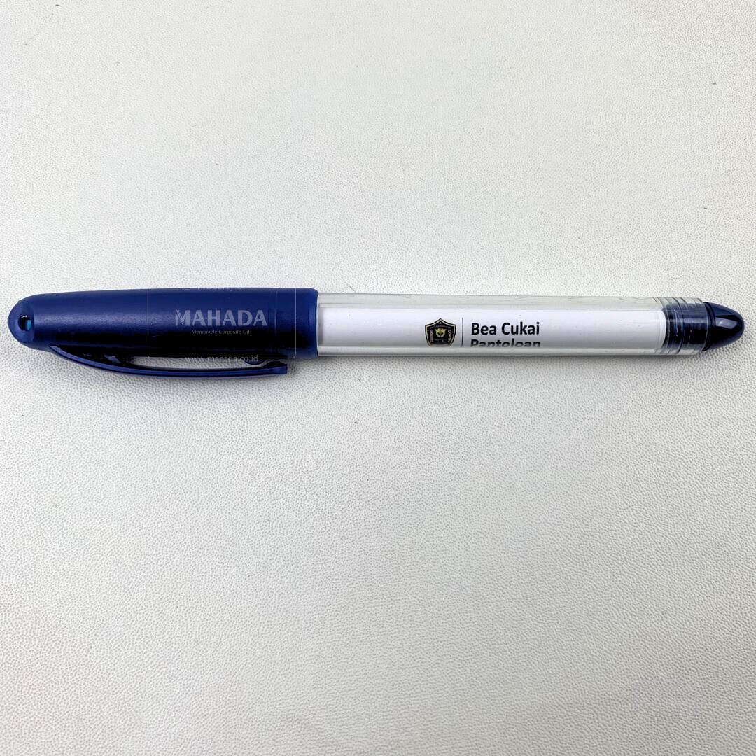 Souvenir Kantor 6 Berisi Pulpen Berbahan Plastik Dengan Logo