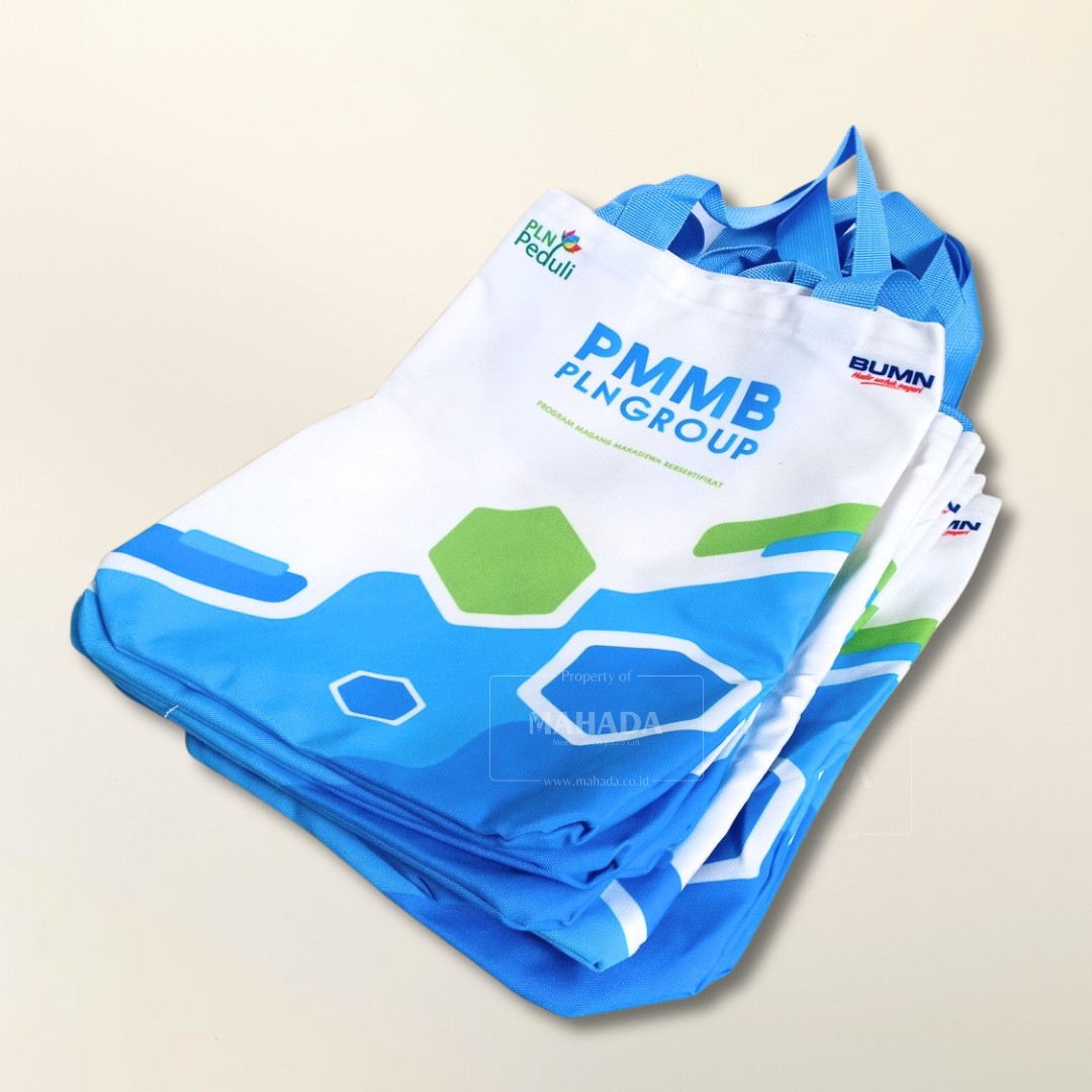 Souvenir Kantor 6 Berisi Totebag Custom Logo Perusahaan